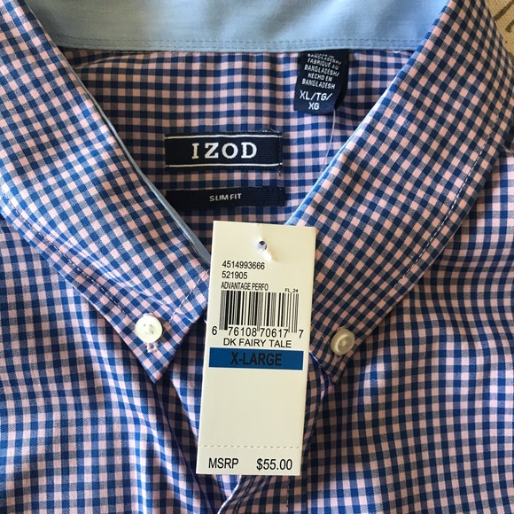 Izod slim fit dress shirt - Picture 4 of 4